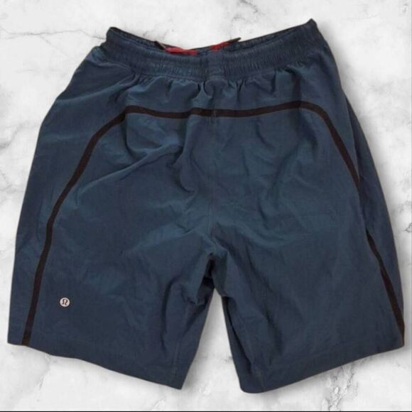 Lululemon Blue Mens Pace Breaker Shorts - Picture 2 of 3